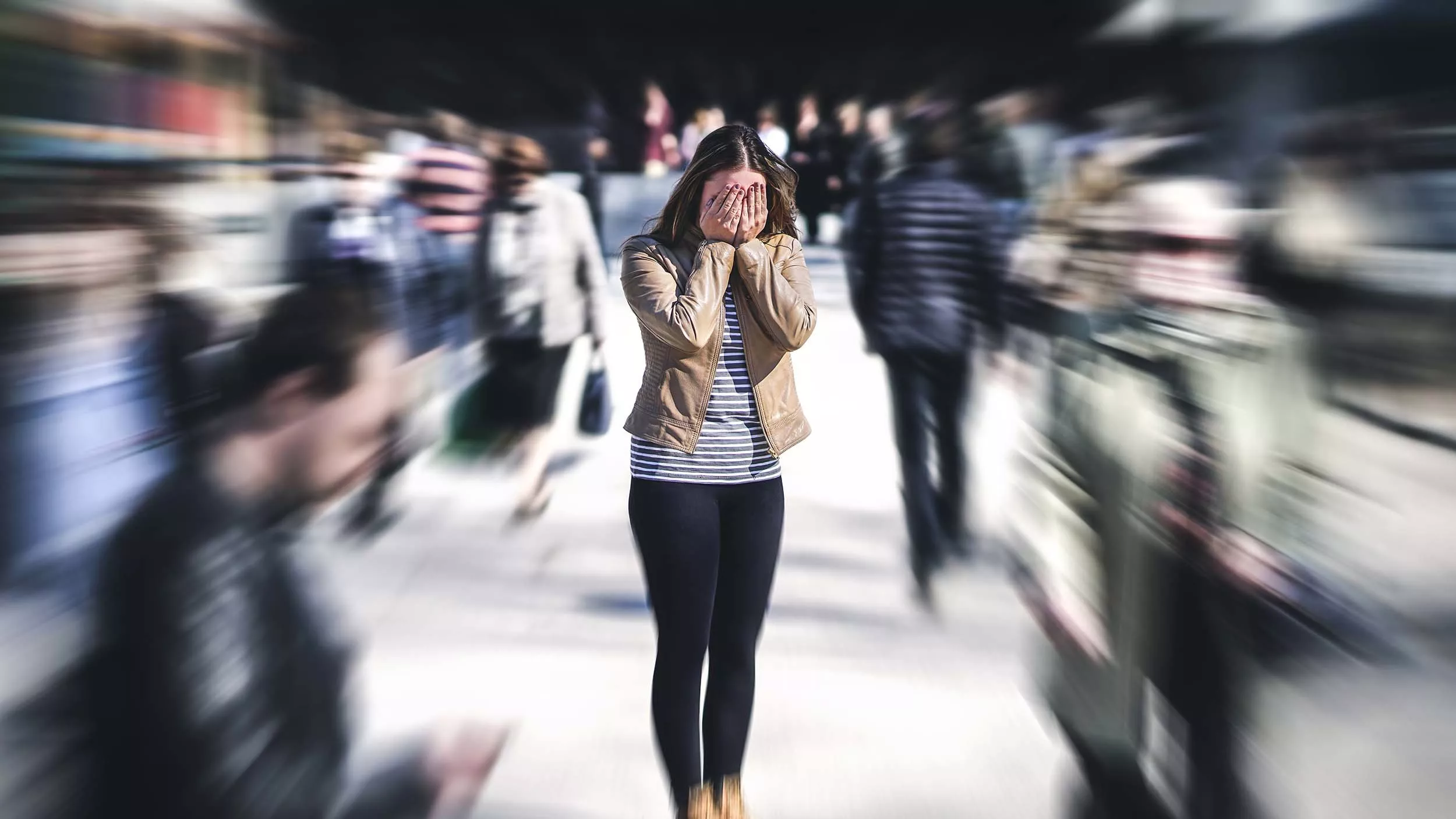 Angststörungen, Angstzustände und Panikattacken sind in Europa weit verbreitet. Über 15 Prozent der Bevölkerung erleiden pro Jahr eine Angststörung. - © terovesalainen