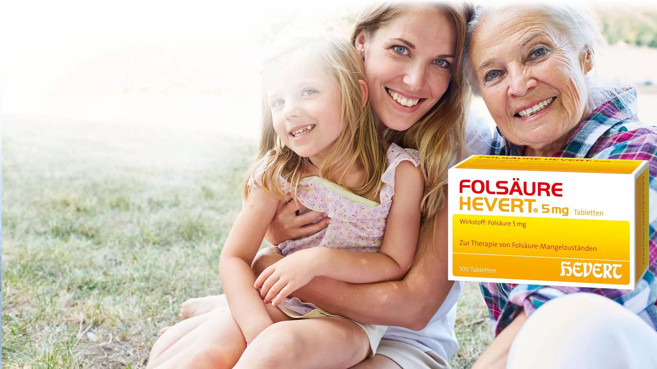 Noch deutlichere Deklaration: Folsäure Hevert 5 mg Tabletten