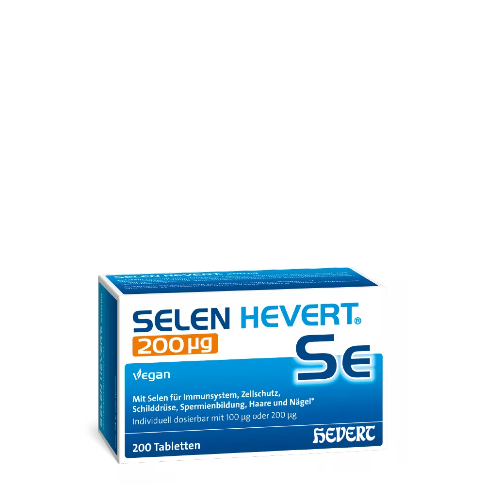Neu: Selen Hevert 200 µg