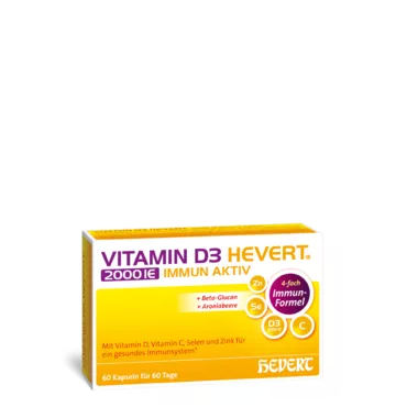Vitamin D3 Hevert 2000 IE Immun Aktiv