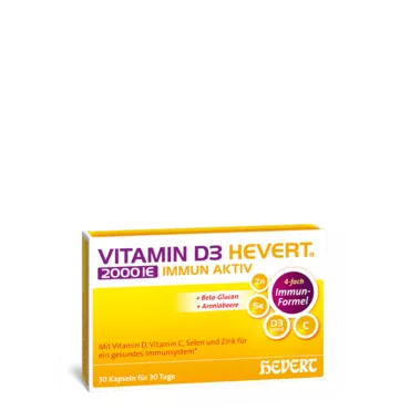 Vitamin D3 Hevert 2000 IE Immun Aktiv