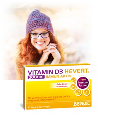 Vitamin D3 Hevert 2000 IE Immun Aktiv