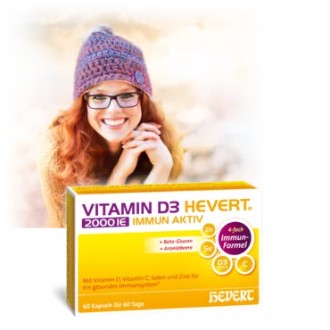 Vitamin D3 Hevert 2000 IE Immun Aktiv