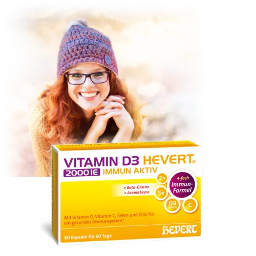 Vitamin D3 Hevert 2000 IE Immun Aktiv