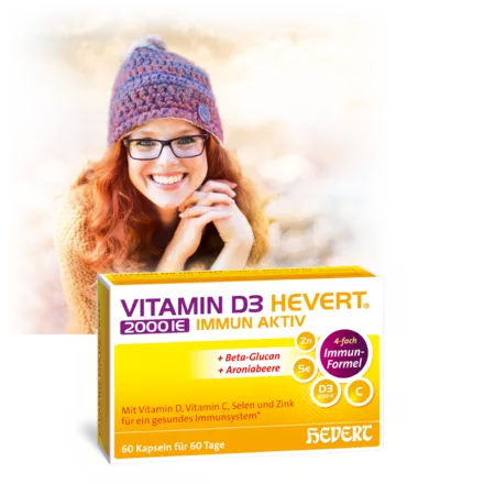 Vitamin D3 Hevert 2000 IE Immun Aktiv