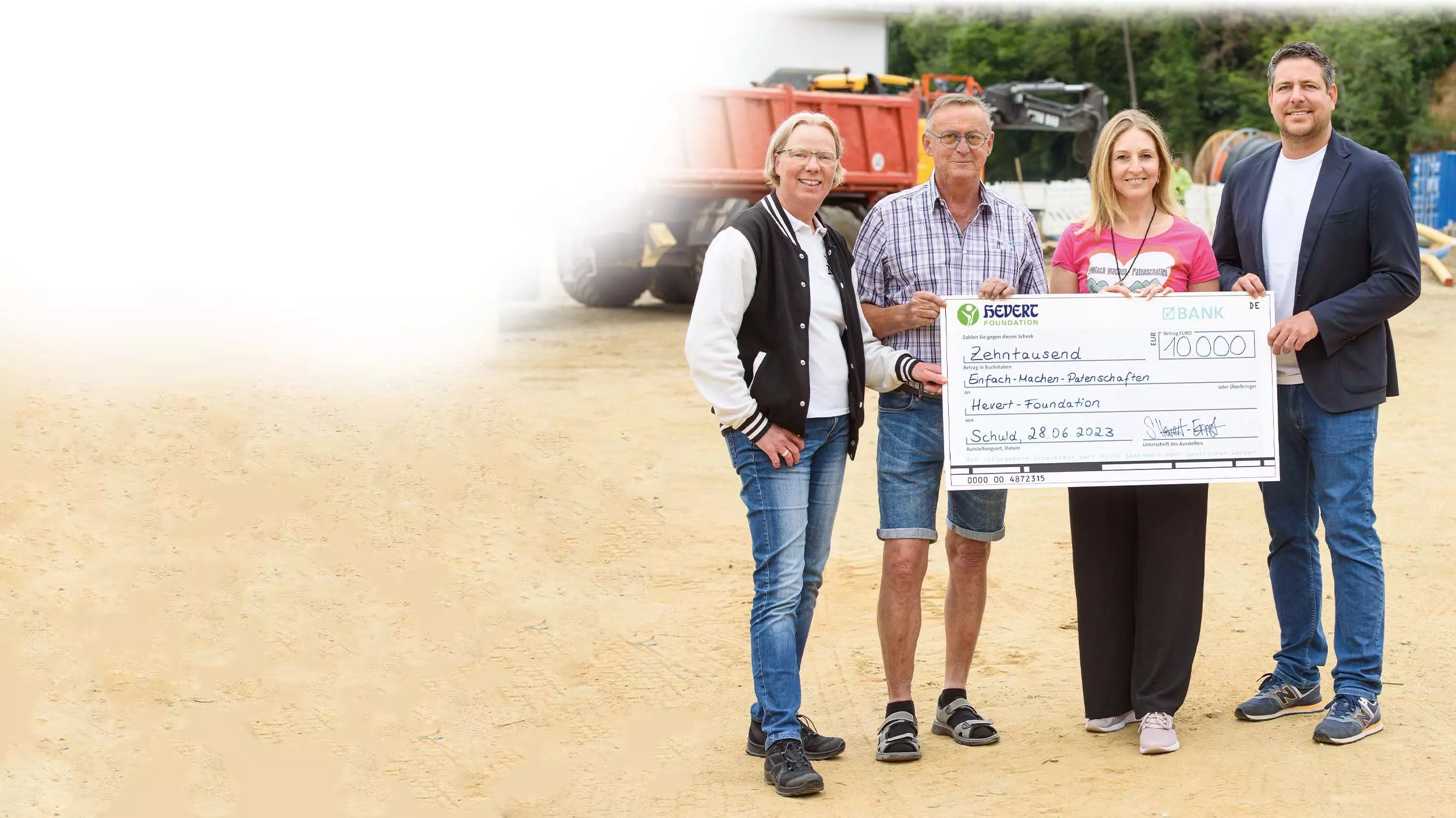 Hevert spendet 10.000 € für den Wiederaufbau des Ahrtals