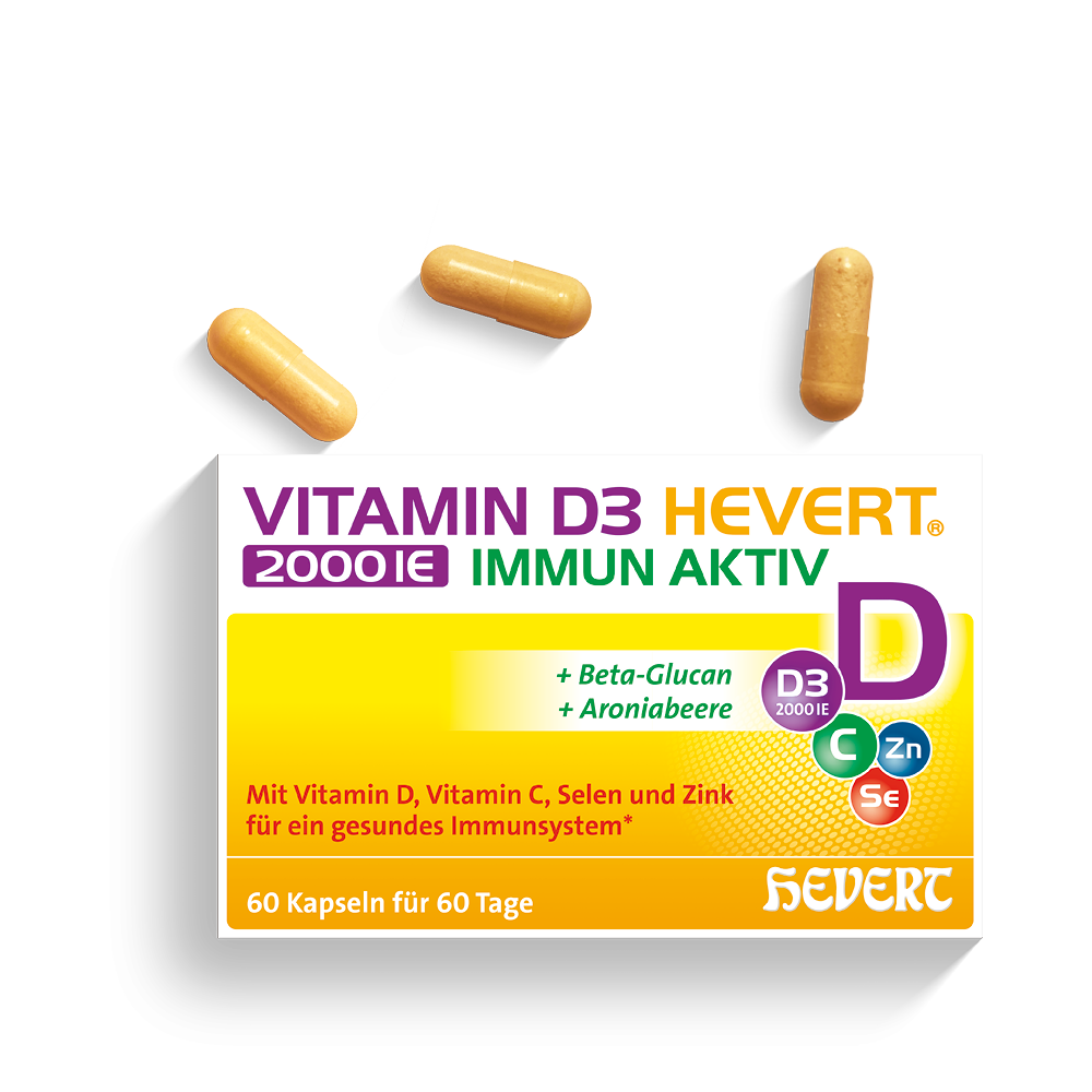 Vitamin D3 Hevert 2000 IE Immun Aktiv