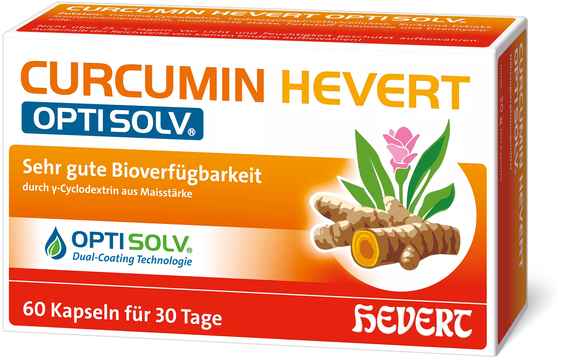 Neu: Curcumin Hevert OptiSolv® – die Lösung für Curcuminoide
