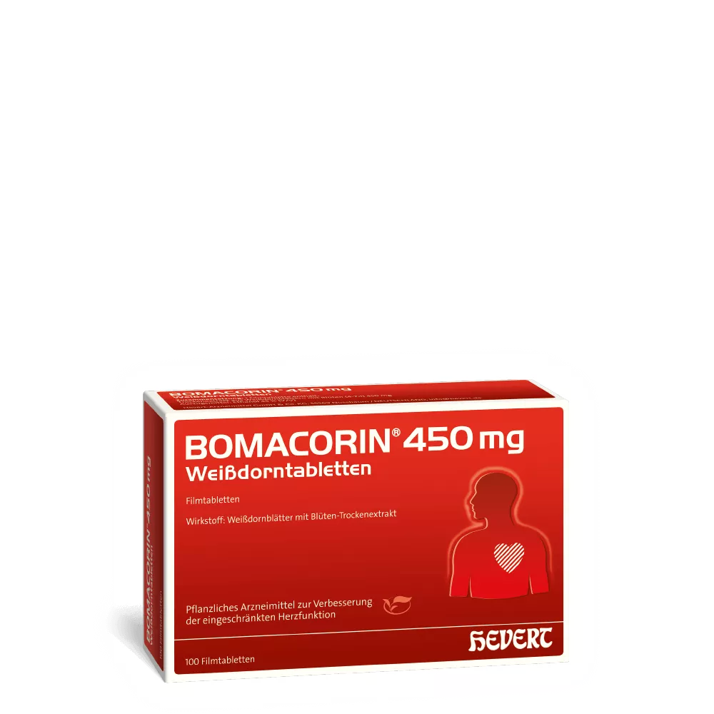 Bomacorin 450 mg Weißdorntabletten