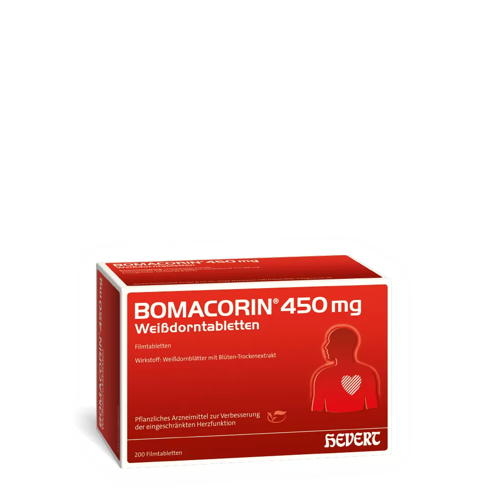 Bomacorin 450 mg Weißdorntabletten