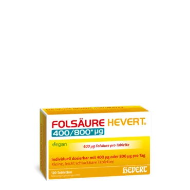 Folsäure Hevert 400/800 µg