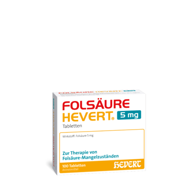 Folsäure Hevert 5 mg Tabletten