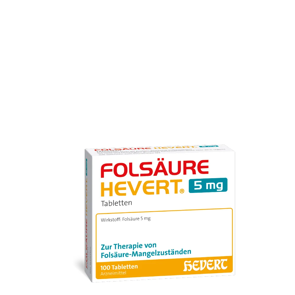 Folsäure Hevert 5 mg Tabletten