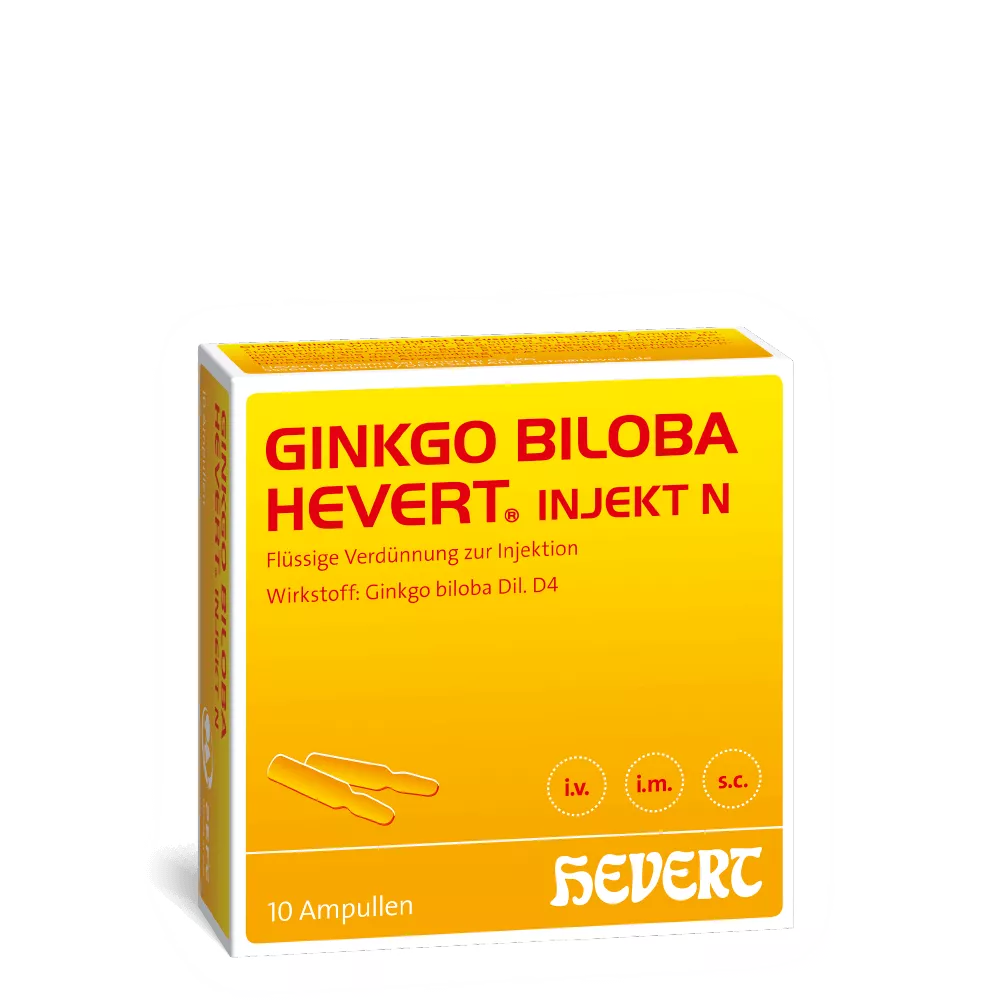 Ginkgo biloba Hevert injekt N