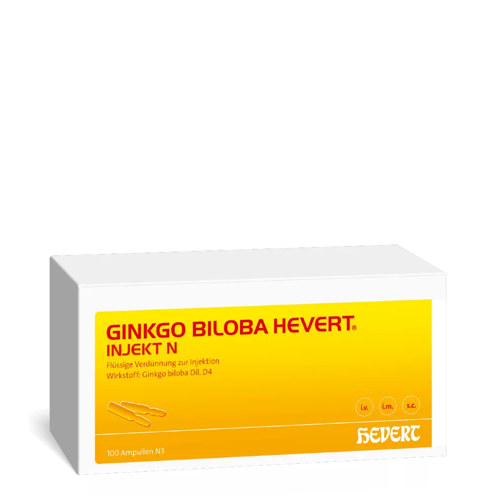 Ginkgo biloba Hevert injekt N