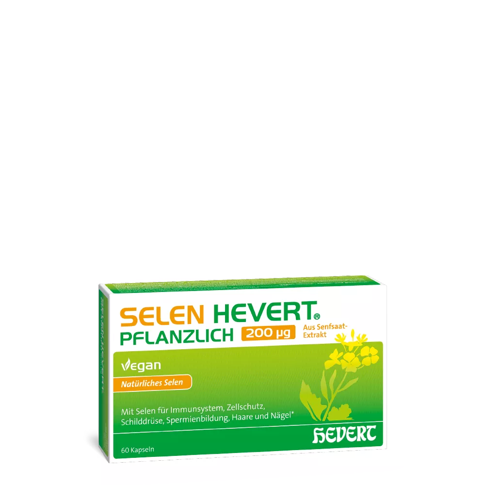 Selen Hevert pflanzlich 200 µg