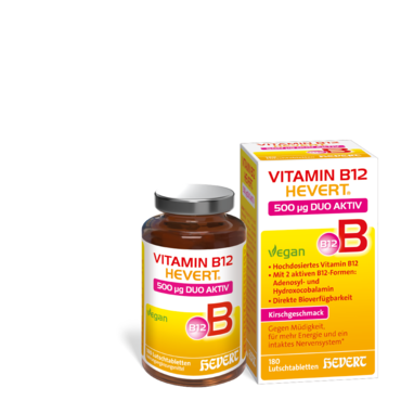 Vitamin B12 Hevert 500 µg Duo Aktiv