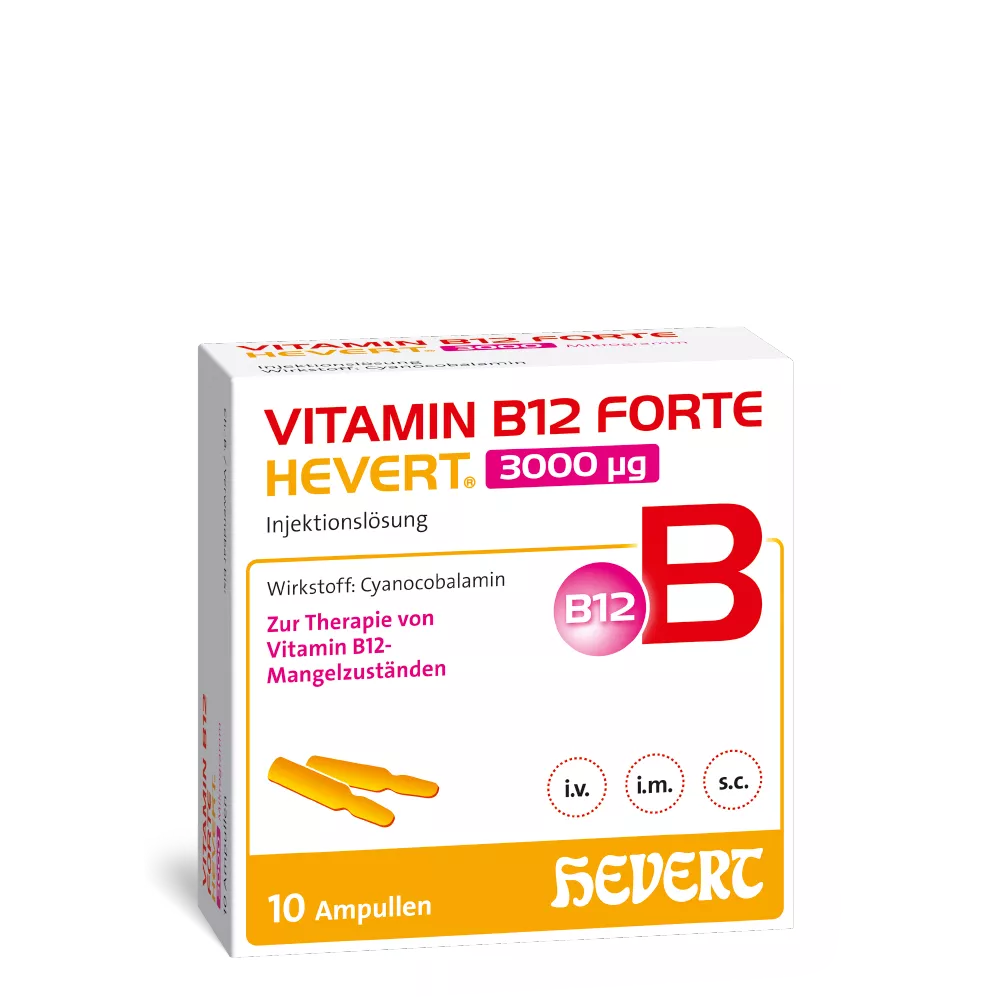 Vitamin B12 forte Hevert 3000 µg