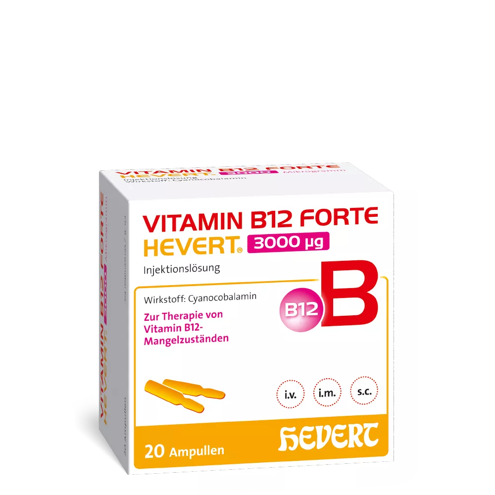 Vitamin B12 forte Hevert 3000 µg