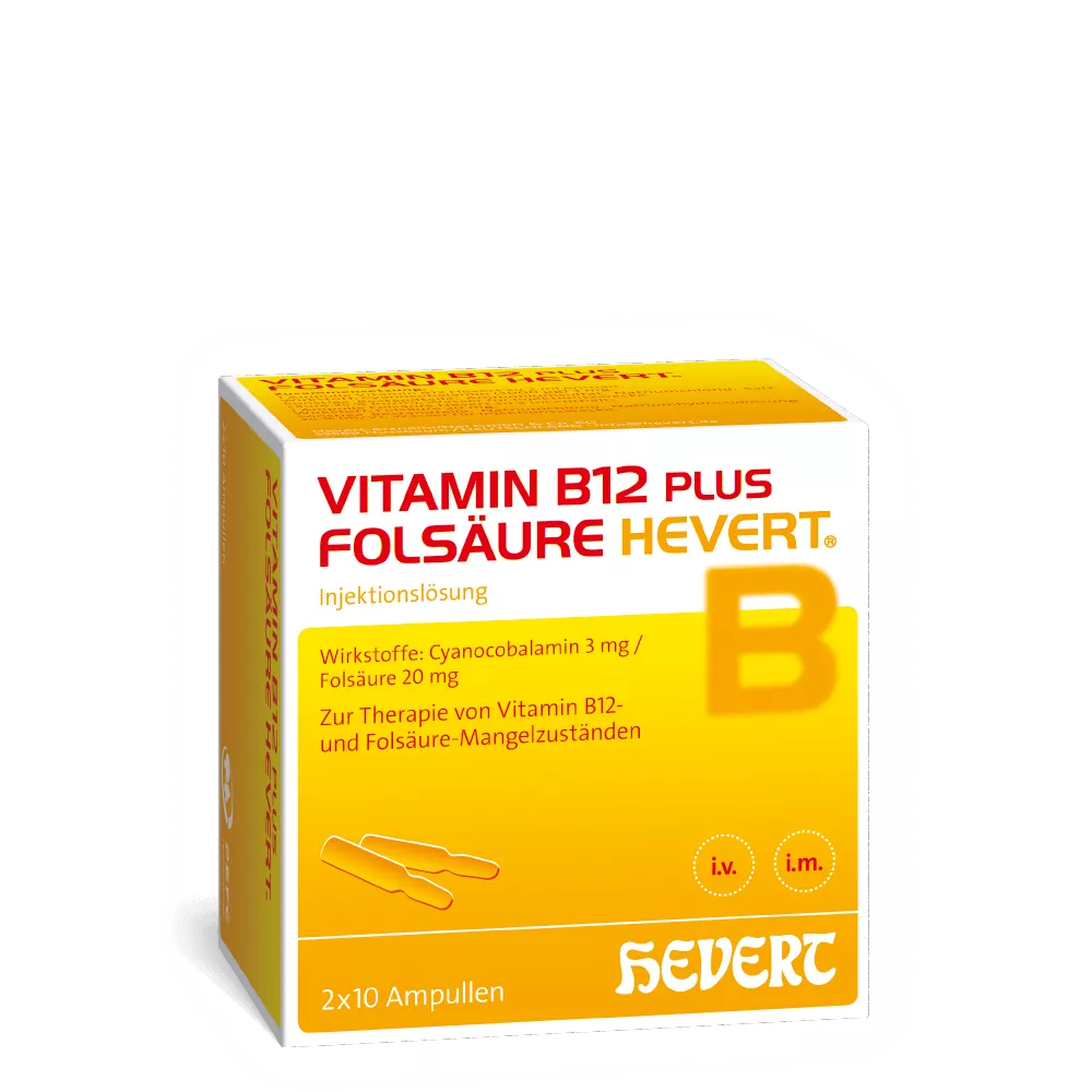 Vitamin B12 plus Folsäure Hevert