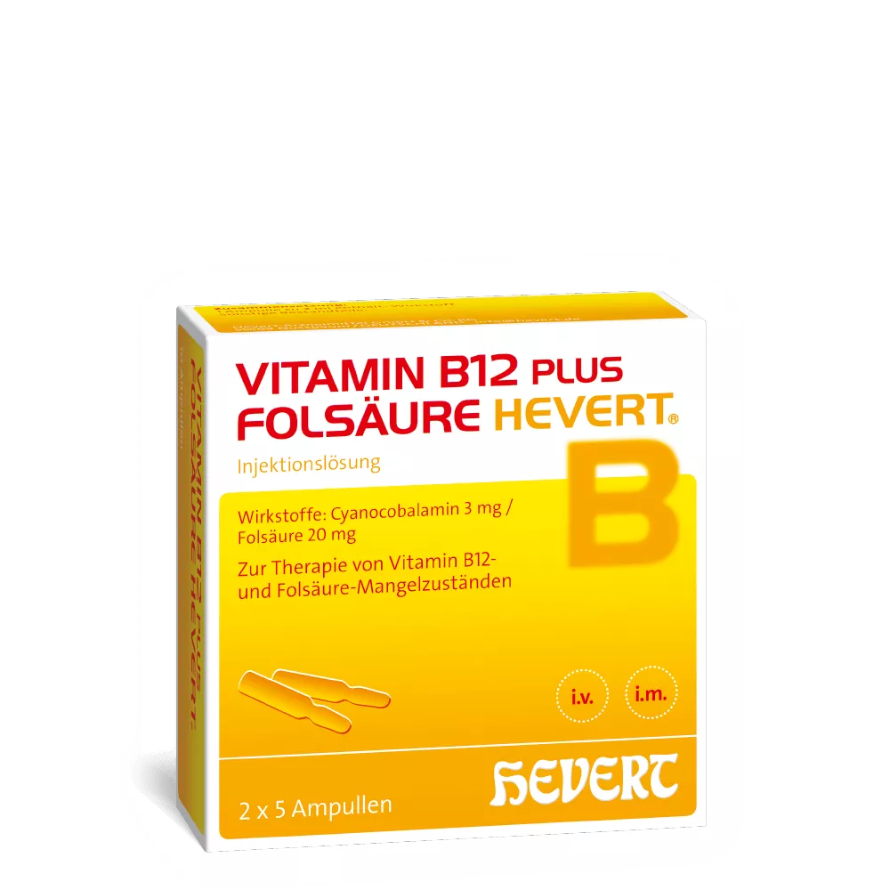 Vitamin B12 plus Folsäure Hevert
