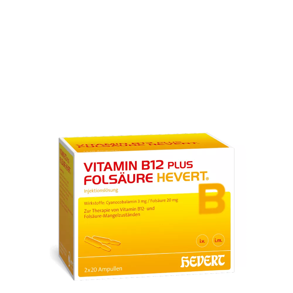 Vitamin B12 plus Folsäure Hevert