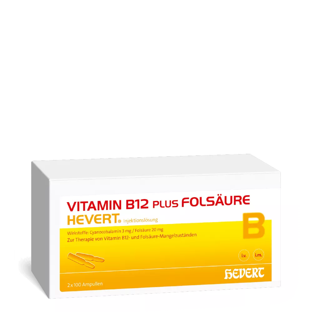 Vitamin B12 plus Folsäure Hevert