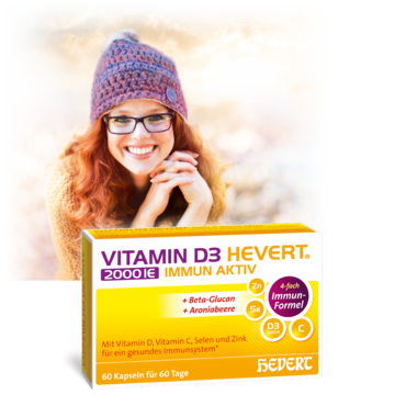 Vitamin D3 Hevert 2000 IE Immun Aktiv