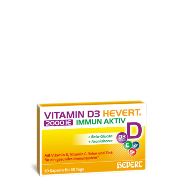 Vitamin D3 Hevert 2000 IE Immun Aktiv