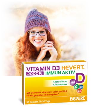 Vitamin D3 Hevert 2000 IE Immun Aktiv