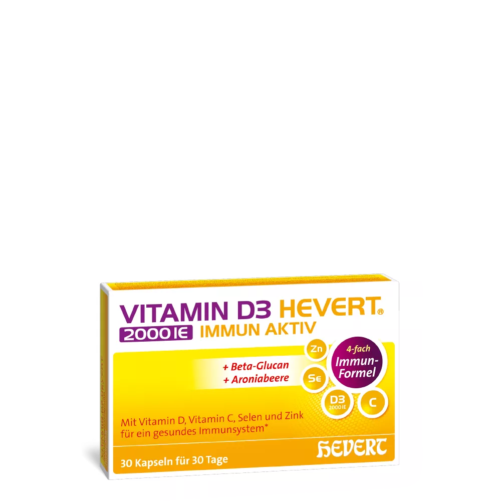 Vitamin D3 Hevert 2000 IE Immun Aktiv