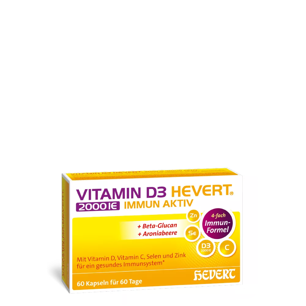 Vitamin D3 Hevert 2000 IE Immun Aktiv