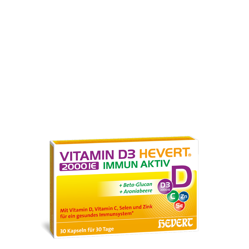 Vitamin D3 Hevert 2000 IE Immun Aktiv