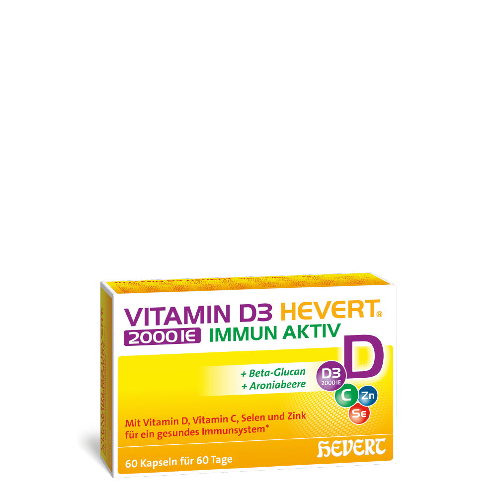 Vitamin D3 Hevert 2000 IE Immun Aktiv