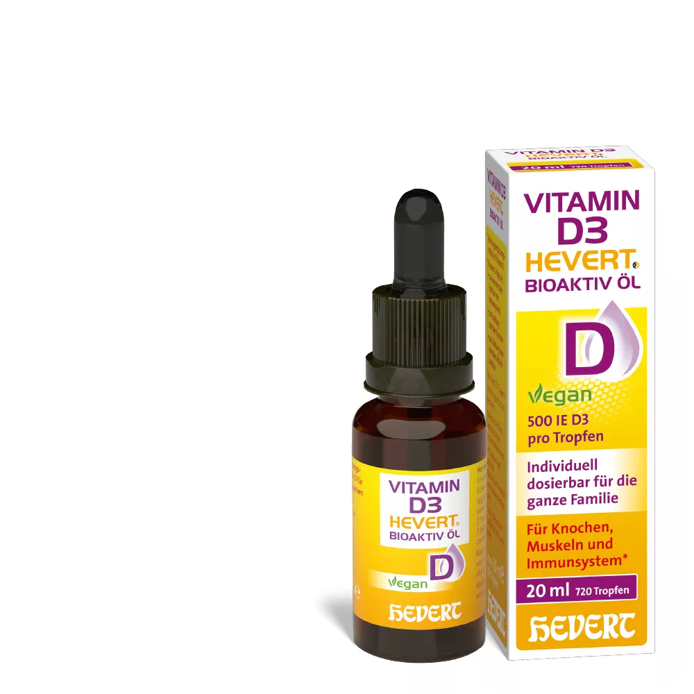 Neu: Vitamin D3 Hevert Bioaktiv Öl