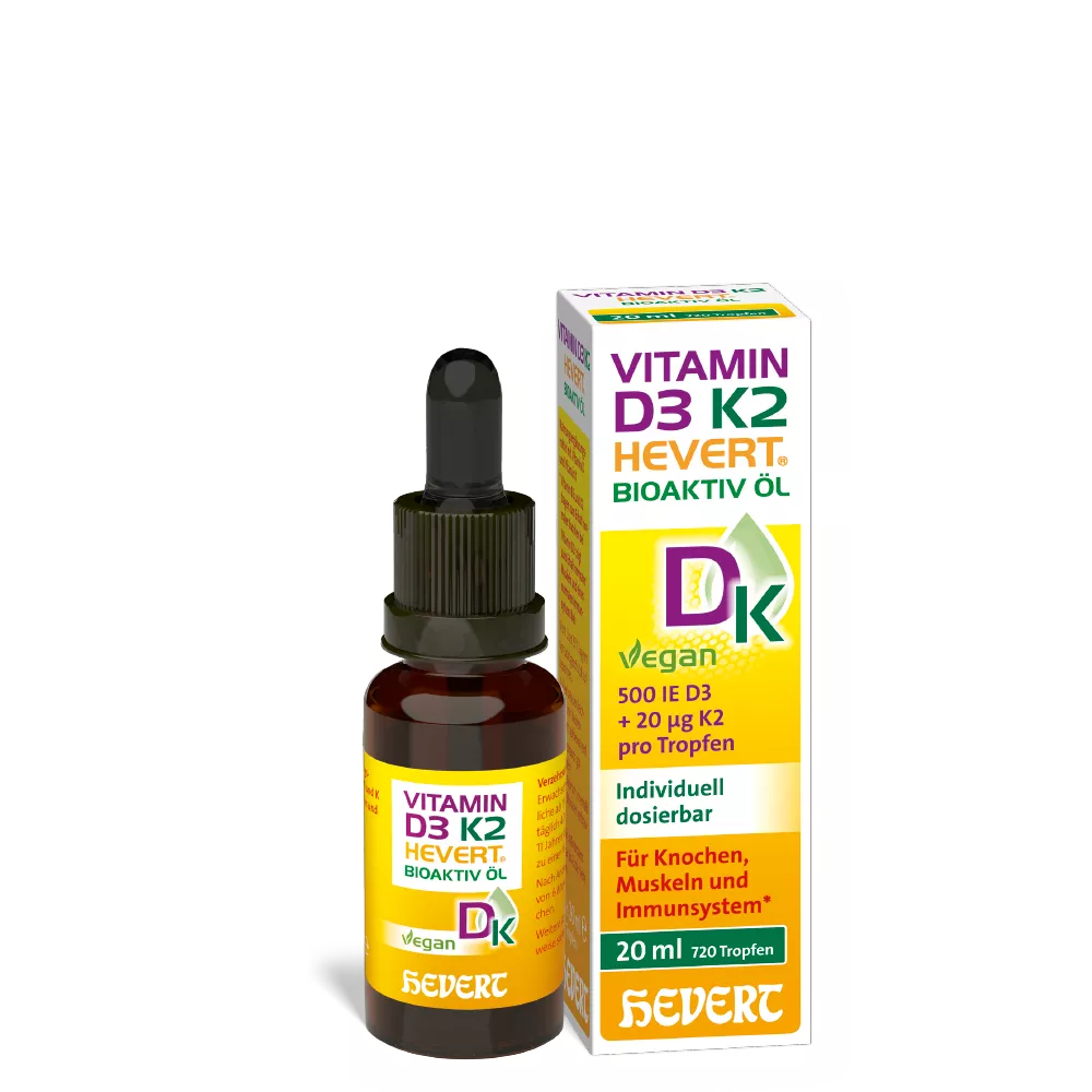 Vitamin D3 K2 Hevert Bioaktiv Öl